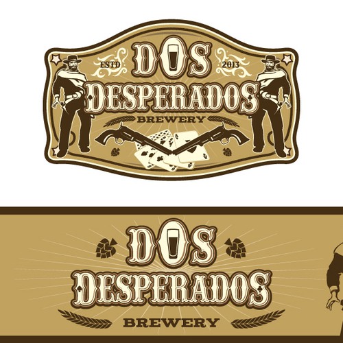 Logo For Dos Desperados Brewery Logo Design Contest 99designs