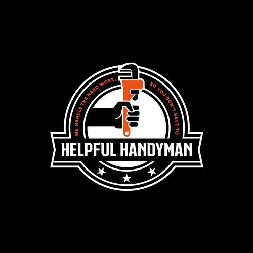Handyman branding for new business in Iowa Design by Litoss