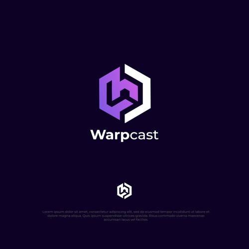 Warpcast logo-ontwerp door The Seño