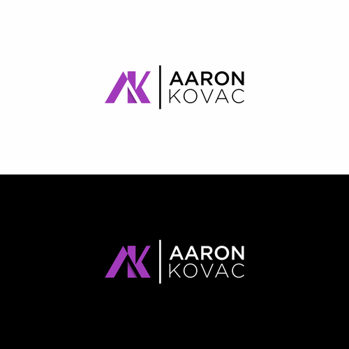 Design a personal branding logo for Business consulting using my name Aaron Kovac OR initials AK Design by Siput ♔