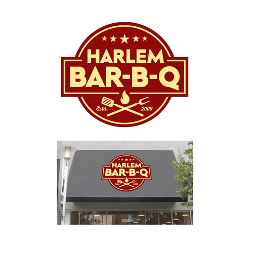 Designs Harlem Bar B Q Logo design contest
