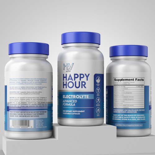 Electrolyte supplement label Design by Pice Wilf