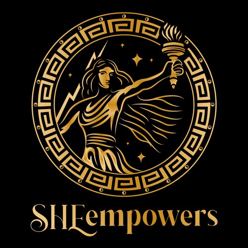 SHEempowers - luxurious design of a woman preferrably in some kind of a circle to appeal to women professionals Design by Jacob Gomes
