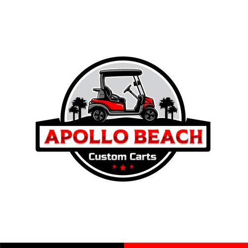 Fun, powerful logo for Custom Golf cart company Design por Gr8 Art