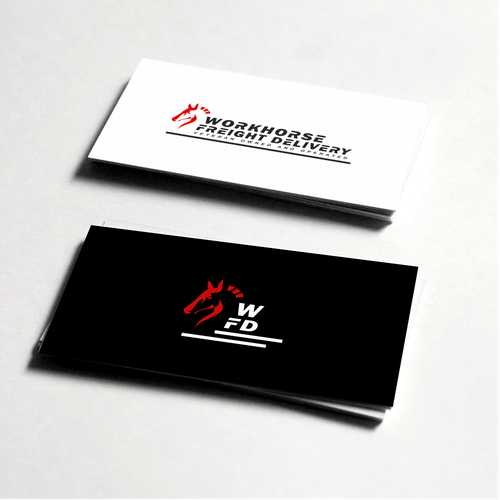 Design a flashy workhorse logo for a bright red cargo van Design by A.B.D