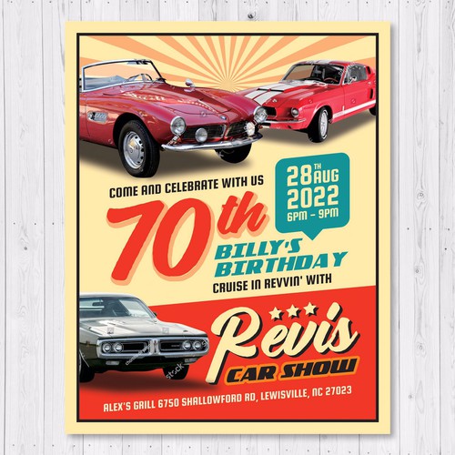 Car Show Flyer Design by Mulyana D-Zign