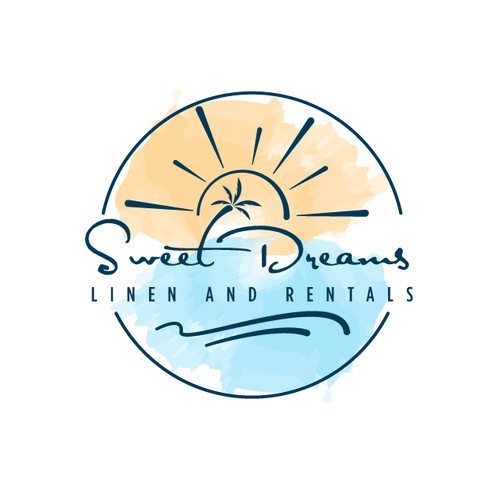 New Logo for a Coastal Linen Service Design by Logicainfo ♥