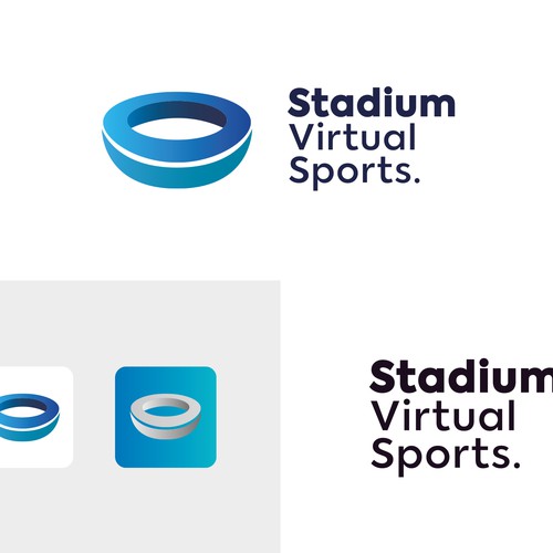 "Stadium Virtual Sports" Formal Logo Design Design by Uli Estrada