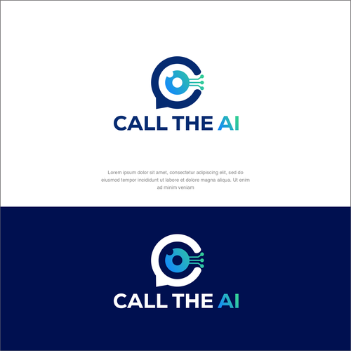 AI Communication Logo Design by Elesense