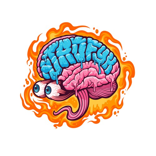 Help me melt brains with a logo representing my internet persona Design réalisé par SPECULATOR