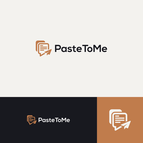 "Paste To Me - Multi-device messaging service" winning Signage