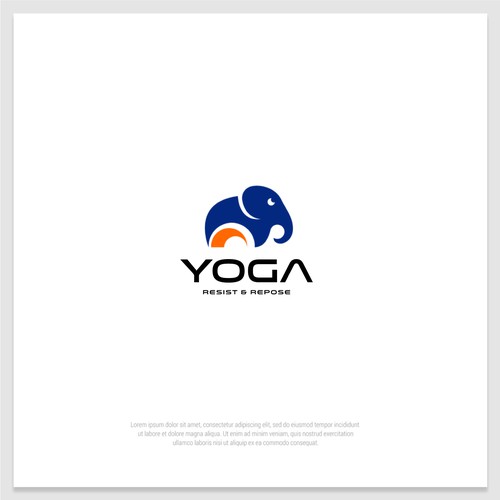 punk-rock elephant logo, for conflict yoga specialists. Design por nehel