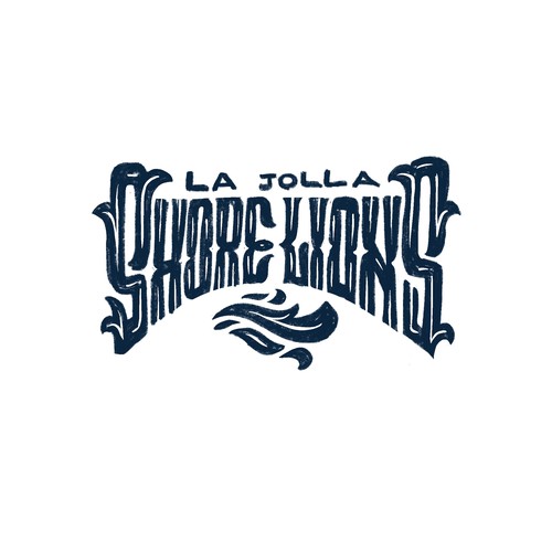 Wordmark/Logotype for La Jolla Shore Lions Design by Viktoria Stalybka