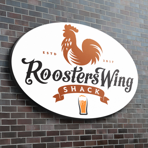 Design a logo for "Roosters Wing Shack"-ontwerp door Siv.66