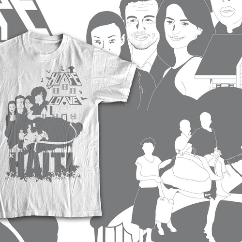 Wear Good for Haiti Tshirt Contest: 4x $300 & Yudu Screenprinter Design por Atank