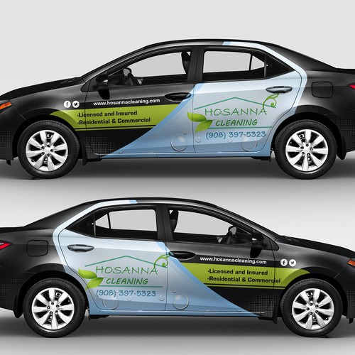 Create a unique car wrap design for a cleaning service | Car, truck or ...