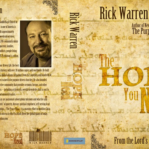 Design Rick Warren's New Book Cover Design por jcmontero