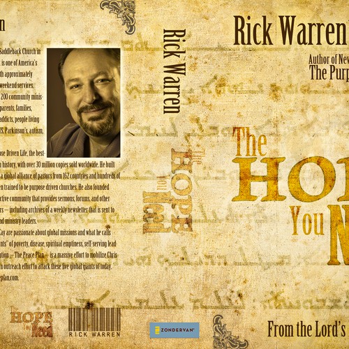 Design Rick Warren's New Book Cover Design by jcmontero