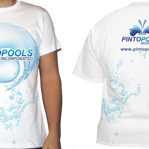 NEW Tshirt Design for swimming pool company Design by Rondine