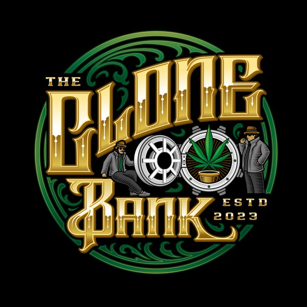 Design by Vectamodd titled "Mobster Logo for THE CLONE BANK"