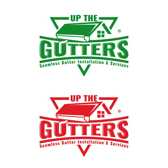 design a creative logo for a Gutter company with a unique name Logo