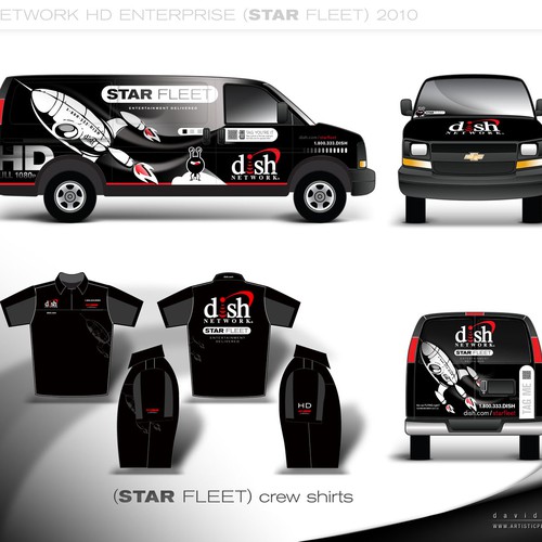 V&S 002 ~ REDESIGN THE DISH NETWORK INSTALLATION FLEET Design by artisticperson.com