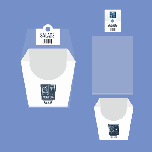 Creative yet economic food packaging for ready to go meals Design by desainbagus3