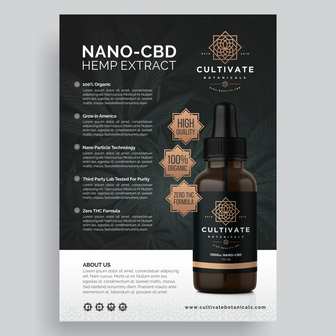 CBD Editable Sell Sheet Other business or advertising contest