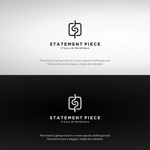 Design a logo for the clothing brand "Statement Piece". It's all in the details. Design by Vanza™