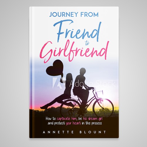 Design a book cover that is fun and playful to help single women experience love beyond friendship Design by libzyyy