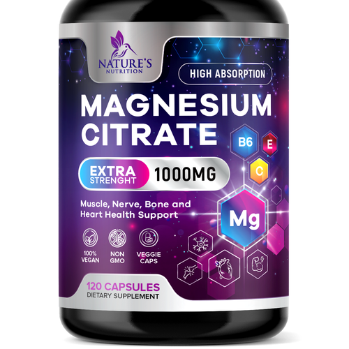 Premium Magnesium Citrate Design needed for Nature's Nutrition Design by TUNSAY