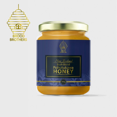 Honey Label Design Design by AdryQ