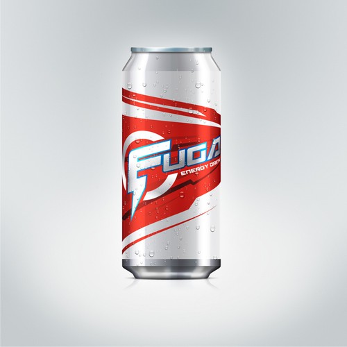 Create the next product label for Fuga Energy Drink Réalisé par banana.heart