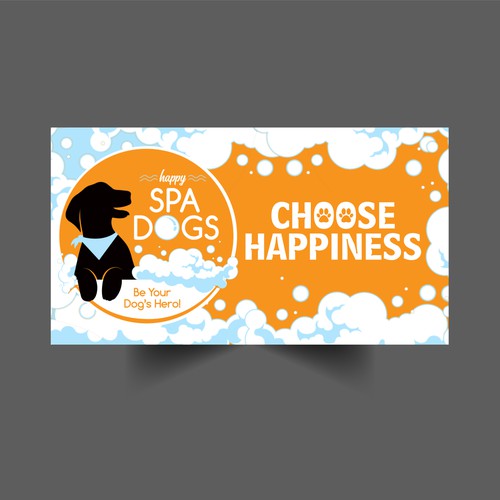 Choose Happiness Banner Design Design by icon89GraPhicDeSign