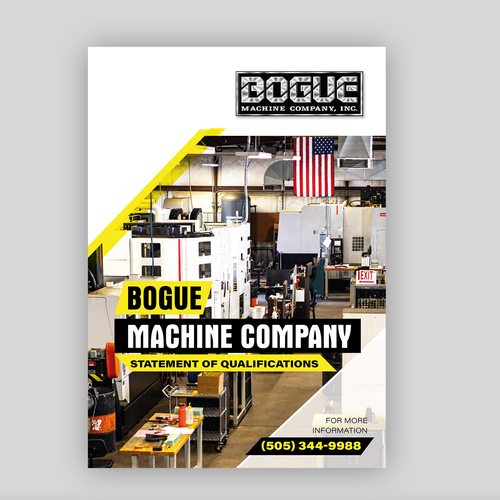 Machine Shop Needs a Great Selling Tool for Boring Industry Types! Design by ✒️ Maii.sh