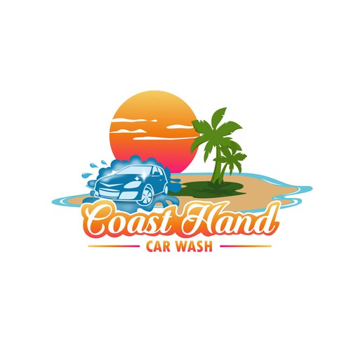 Full service car wash in a beach town needs a logo! | Logo design contest