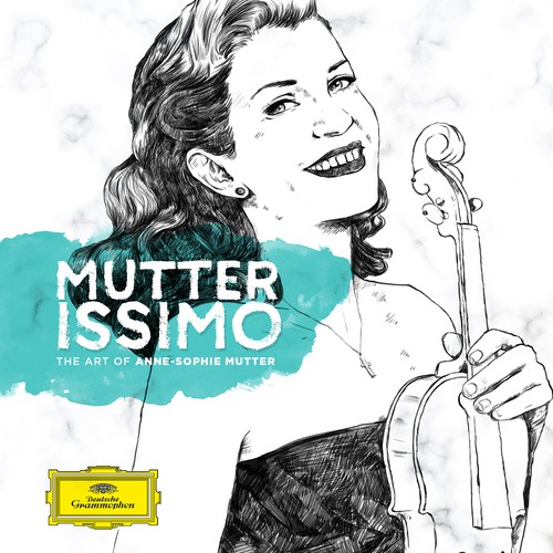 Illustrate the cover for Anne Sophie Mutter’s new album デザイン by FearlessPrints