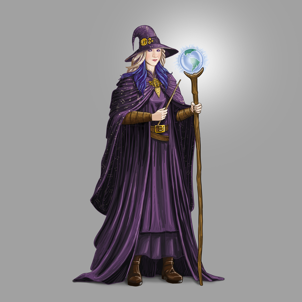 Design by crueniaone titled "Witch Illustration"