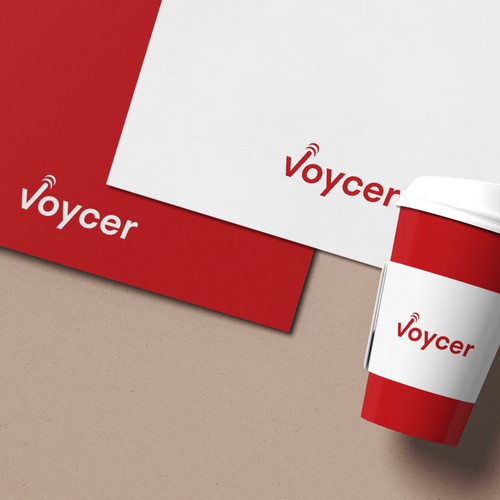 Clean, modern, Voycer logo for B2B community platform for consumer brands Design by Advancedlesigner