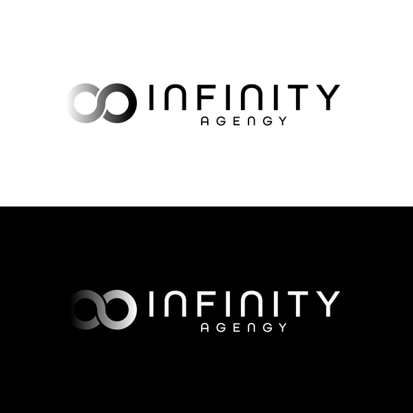 Design by WERBAL titled "INFINITY AGENCY Logo"