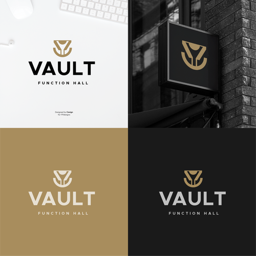 We need  a logo for a Function Hall to celebrate any type of event Diseño de casign