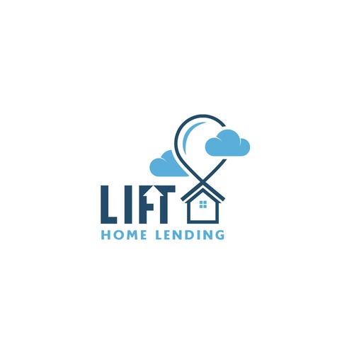 Lift Home Lending Logo Design by freecycle