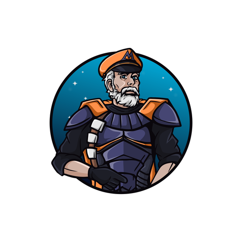 Design a commander character for our browser-based game Design by Runfitri