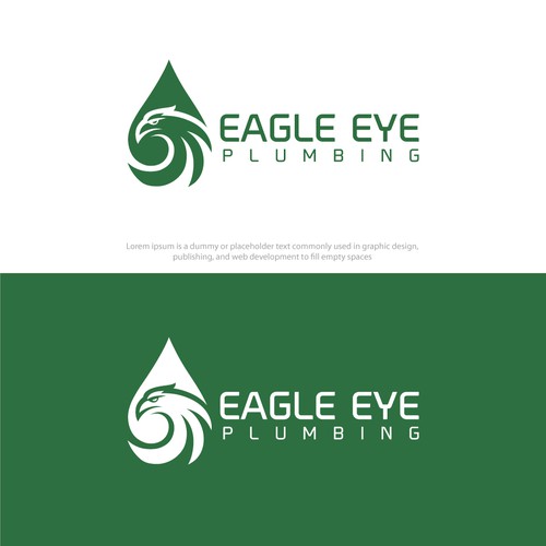 Eye catching and very marketable logo for plumbing company. The company name is Eagle Eye Plumbing Design by creative_think