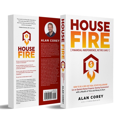 Eye-catching BOOK COVER with REAL ESTATE and EARLY RETIREMENT focus Design by OneDesigns