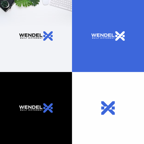 Luxury Logo Design for Wendel X — A Premium Construction Brand Built Different Design by P Ʌ H Ʌ M B I T ™