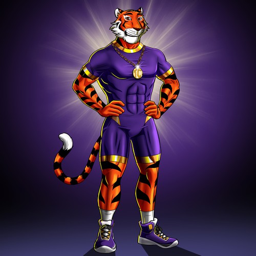 I need a Marvel comics style superhero tiger mascot. Ontwerp door MAKOTO OKADA