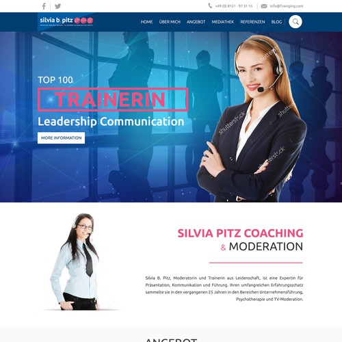 Web page design contest entry by IMOXIN46