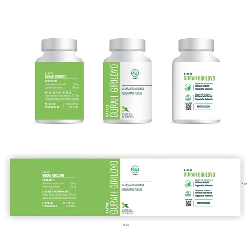 Design a Fresh, Simple, and Neat Label for An Herbal Supplement Bottle Design by Insan_M