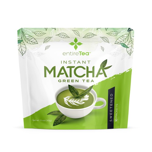 Green Tea Product Packaging Needed Réalisé par Manthanshah